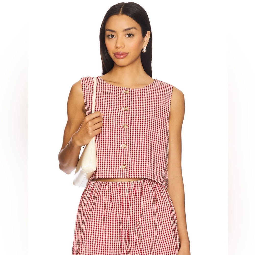 Posse Rio Top in Red Gingham